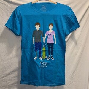 Hot Topic Blue The Fault in Our Stars Tee